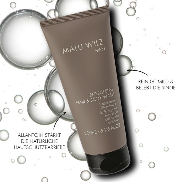 Malu Wilz Men Energizing Hair & Body Wash 200ml